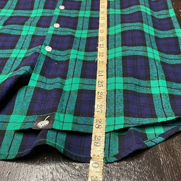 Cakeworthy Green Plaid Button Down Hocus Pocus Size S. - Picture 7 of 7